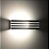 Arandela Frisada 30cm Friso Luminária Externa Interna Muro Parede Alumínio Branco - Imagem 3