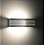 Arandela Frisada 30cm Friso Luminária Externa Interna Muro Parede Alumínio Marrom - Imagem 3