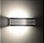 Arandela Frisada 30cm Friso Luminária Externa Interna Muro Parede Alumínio Preto - Imagem 3