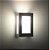 Arandela 5 Vidros Luminária Externa Interna Muro Parede Alumínio Branco - Imagem 3