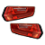 Par Lanterna Traseira LED S96 24V Auxiliar Flashing Sinalsul - Imagem 1