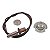 Tampa (botão) Buzina Jeep Willys Com Reparo Suporte Jeep / F75/ Rural - Imagem 5
