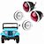 Kit Lanterna Traseira E Dianteira Pequena Jeep Willys / Ford CJ5 - Imagem 1