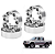 Espaçador Alargador de Rodas 32mm Avm Toyota Hilux até 2005 Jogo 4 UN - Imagem 1