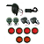 Kit Iluminacao Militar Toyota Xingu Blackout Lanternas - Imagem 1