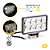 Farol Auxiliar TARPONN Retangular 8 LEDs 24W 9~60v 6000K - Imagem 2
