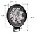 Farol Milha Led Redondo Fit Alumínio 6000k 9 Led Smd 12/24v Tarponn - Imagem 2