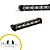 MINI BARRA DE LED SLIM 18,5CM 6 LEDS 18W FOCO ABERTO 9~36V BRANCO FRIO 6.000K - Imagem 1