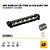 MINI BARRA DE LED SLIM 18,5CM 6 LEDS 18W FOCO ABERTO 9~36V BRANCO FRIO 6.000K - Imagem 3