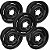 JOGO DE RODA ORIGINAL PARA JEEP CJ5 WILLYS / FORD ARO 16X6 / 5 FUROS PRETA - Imagem 1