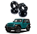 Espaçador Alargador de Rodas 32mm Avm Jeep Wrangler JK JKU 2007/ 2018 - Imagem 1