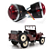 Lanterna Traseira Jeep Willys CJ2A CJ3A  com Aro Cromado e Vigia - Imagem 8