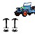 Kit Trava Capo Fecho Presilha Jeep Ford Willys CJ2 - Imagem 1