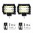 Par Farol Auxiliar Milha 60w Premium 8D 6000 lumens 10cm - Imagem 1