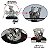 Par Super Farol Milha Spot Led Cree Luz Amarela 40w c/ Suporte Utv - Imagem 4