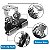 Par Super Farol Milha Spot Led Cree Luz Amarela 40w c/ Suporte Utv - Imagem 5