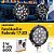 Par Farol De Milha Troller T4 Redondo 17 Leds 51w 9v/60v 6000k - Imagem 6