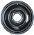 RODA ORIGINAL PRETA PARA JEEP CJ5 WILLYS / FORD ARO 16X6 / 5 FUROS - Imagem 2