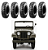 Jogo Pneu Jeep Willys CJ5 750-16 Pirelli Anteo AT85 Candango 8 Lonas - Imagem 1
