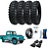 Jogo Pneu Militar Anteo 650 x 16  Com Câmaras de Ar Picape F75 Willys - Imagem 1