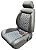 BANCO RALLYE DESING PLUS REVESTIDO EM COURVIN OU TECIDO JEEP / PICK-UP - Imagem 2
