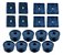 KIT CALÇO CABINE (LONADO) (16PÇS) TOYOTA BANDEIRANTE - Imagem 1