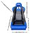 Bancos Concha Fixo Preto + Trilho Jeep Willys Cj5, Buggy, Gaiola e UTV - Imagem 4