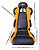 Banco Concha Reclinavel Para Jeep Willys / Ford CJ5 Preto e Laranja - Imagem 5