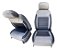 BANCO AUTOMOTIVO DIANTEIRO LD/LE C/ TRILHOS PARA JEEP WILLYS F75 RURAL - Imagem 1