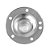 KIT CALOTA TIPO VIAGEM CENTRO RODA FUSCA 5 FUROS BRASÃO S. BERNARDO 1200 1300 1300L 1500 1600 57 A 96 AÇO CROMADO COM EMBLEMA - Imagem 5