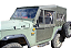 Capota Militar Engesa Fase 1 Lona PVC Dupla Face Completa - Imagem 3