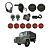 KIT DE ILUMINAÇÃO PARA MERCEDES LA 1418 4X4 MILITAR - Imagem 1