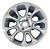 Jogo 4 Rodas Liga Leve Aro 17 Prata Original Ford Ecosport GN151007F1B - Imagem 4