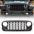 Grade Frontal Jeep Wrangler JL Modelo 2025 SEM BURACO CAMERA FRONTAL - Imagem 1