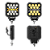 PAR FAROL DE MILHA QUADRADO COM DRL 50W SCP-1250S - Imagem 2