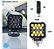 PAR FAROL DE MILHA QUADRADO COM DRL 50W SCP-1250S - Imagem 8