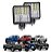PAR FAROL DE MILHA QUADRADO COM DRL 126W SCP-1126S - Imagem 1