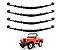 Kit Feixe Mola Jeep CJ5 Ford Willys 1955 a 1983 Suspensão - Imagem 1