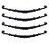 Kit Feixe Mola Jeep Willys CJ2A CJ3A CJ3B 1948 a 1954 - Imagem 2