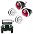 Kit Lanterna Traseira E Dianteira Jeep Cj5 Willys Ford Com Vigia - Imagem 1