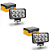 Farol Auxiliar TARPONN Retangular 8 LEDs 24W 9~60v 6000K -Par - Imagem 7