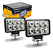 Farol Auxiliar TARPONN Retangular 8 LEDs 24W 9~60v 6000K -Par - Imagem 1