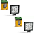 Farol Milha Led Quadrado Alumínio Fit 6000k 16 Led Smd 12/24v Tarponn - Par - Imagem 1