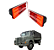 LANTERNA TRASEIRA LED CAMINHÃO MILITAR MB 1113 1513 1618 1620 - 90W 12/24V - PAR - Imagem 2
