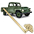 Fecho Comando Macaneta Porta Esquerda Ford Rural Willys 1967 A 1977 - Imagem 1