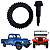 Coroa E Pinhão 43x8 Dana 44 Jeep Rural F 75 Ford Willys - Imagem 1