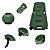 Galão 20L Off Road Expedições com Bico Exclusivo SeaFlo Verde Militar - Imagem 7