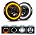 PAR FAROL LED ANGEL EYES SETA LARANJA 7" TROLLER JEEP WRANGLER VW SCP-7250 - Imagem 2