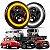 PAR FAROL LED ANGEL EYES SETA LARANJA 7" TROLLER JEEP WRANGLER VW SCP-7250 - Imagem 1