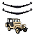 Feixe De Molas Dianteiro (Direito+Esquerdo) Jeep Willys CJ2A CJ3A CJ3B 1948 a 1954 - Imagem 1